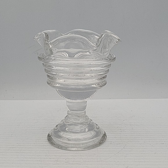 PartyLite Sundae Pillar clear‎ Candle Holder - Picture 2 of 5